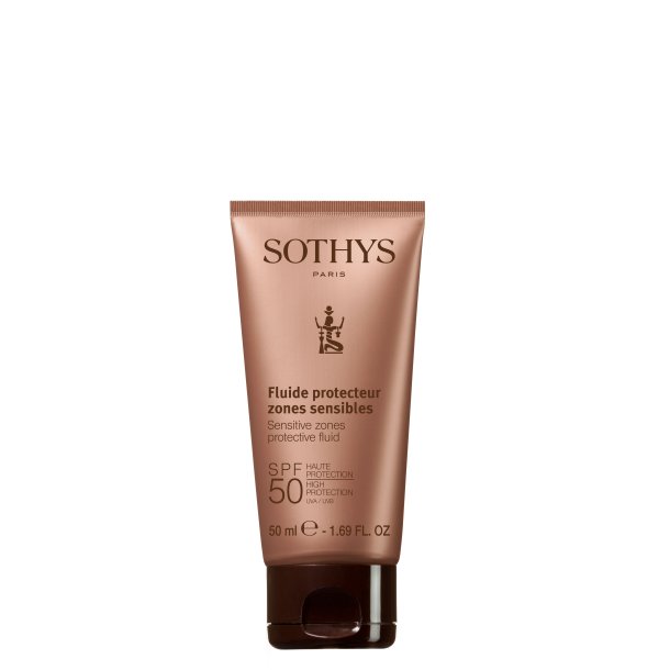 SPF50 Sensitive zones protective fluid