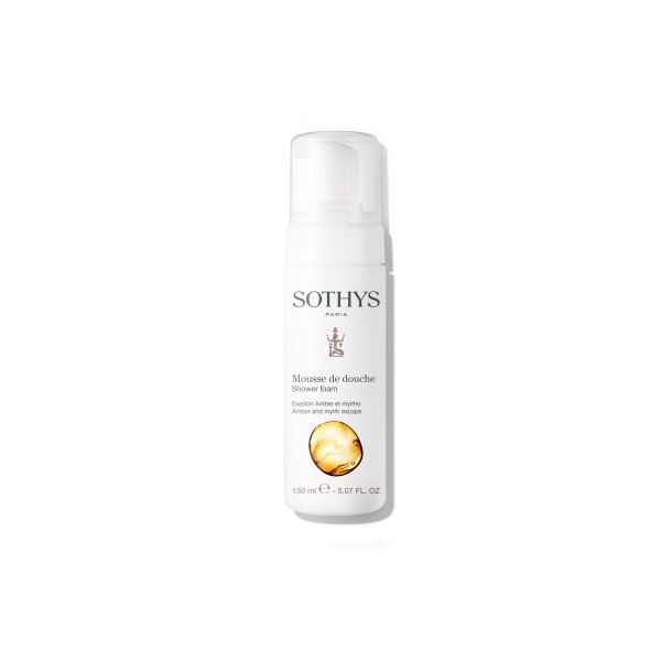 Shower Foam Gel Amber and Myrr Escape Sensations orientales Sothys
